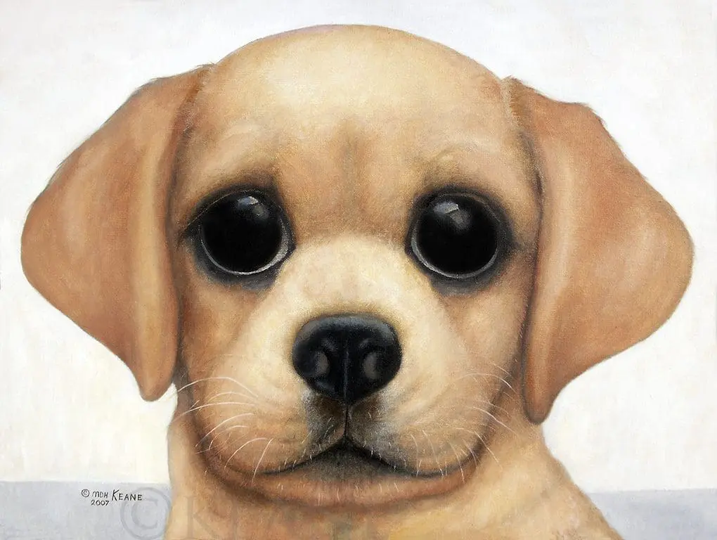 Big eye Keane Paintings