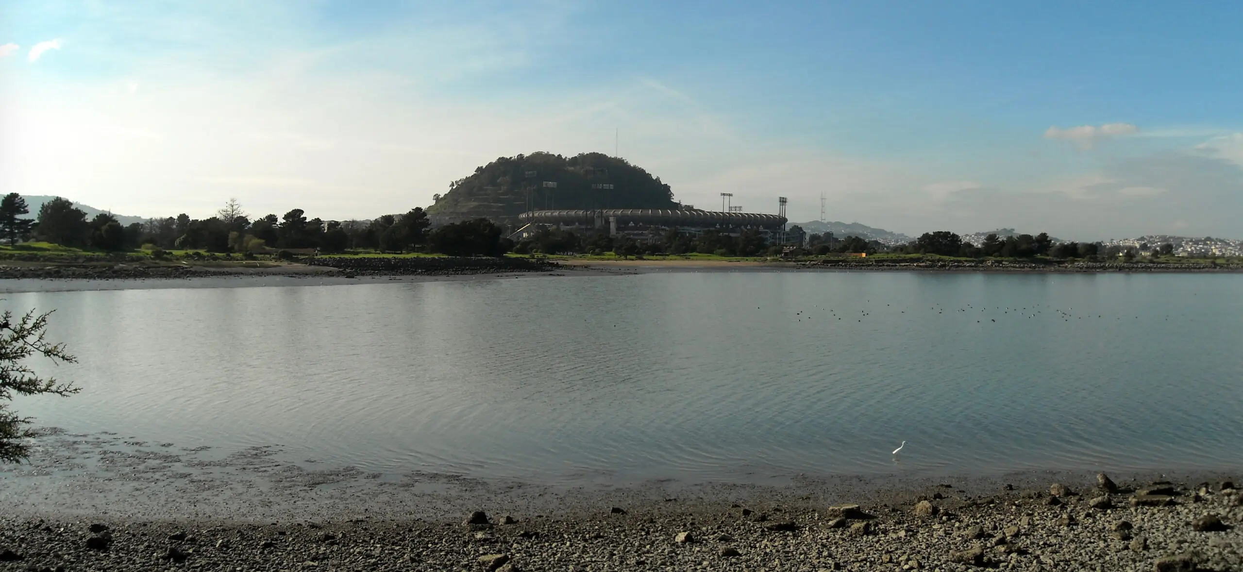 Candlestick Point on the San Francisco bayfront, site of the planned redevelopment - San Francisco