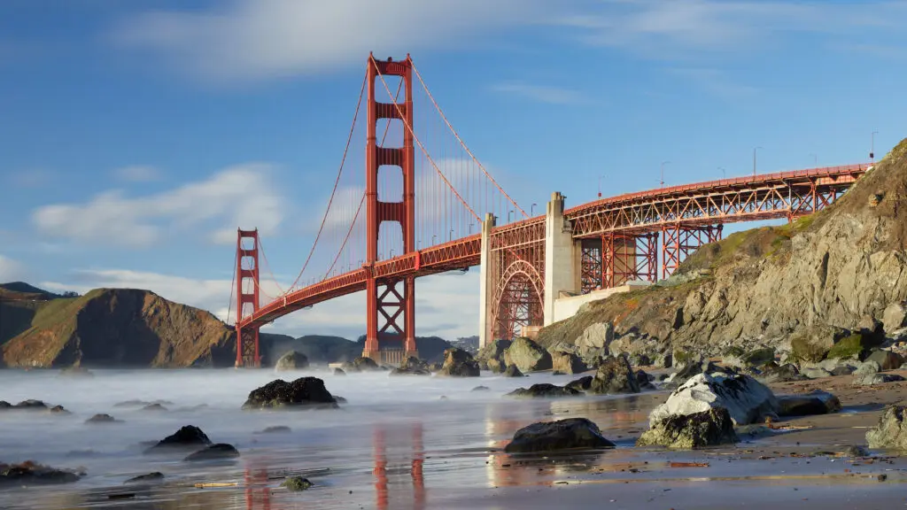 The Golden Gate Bridge, crossed by the San Francisco Marathon - San Francisco