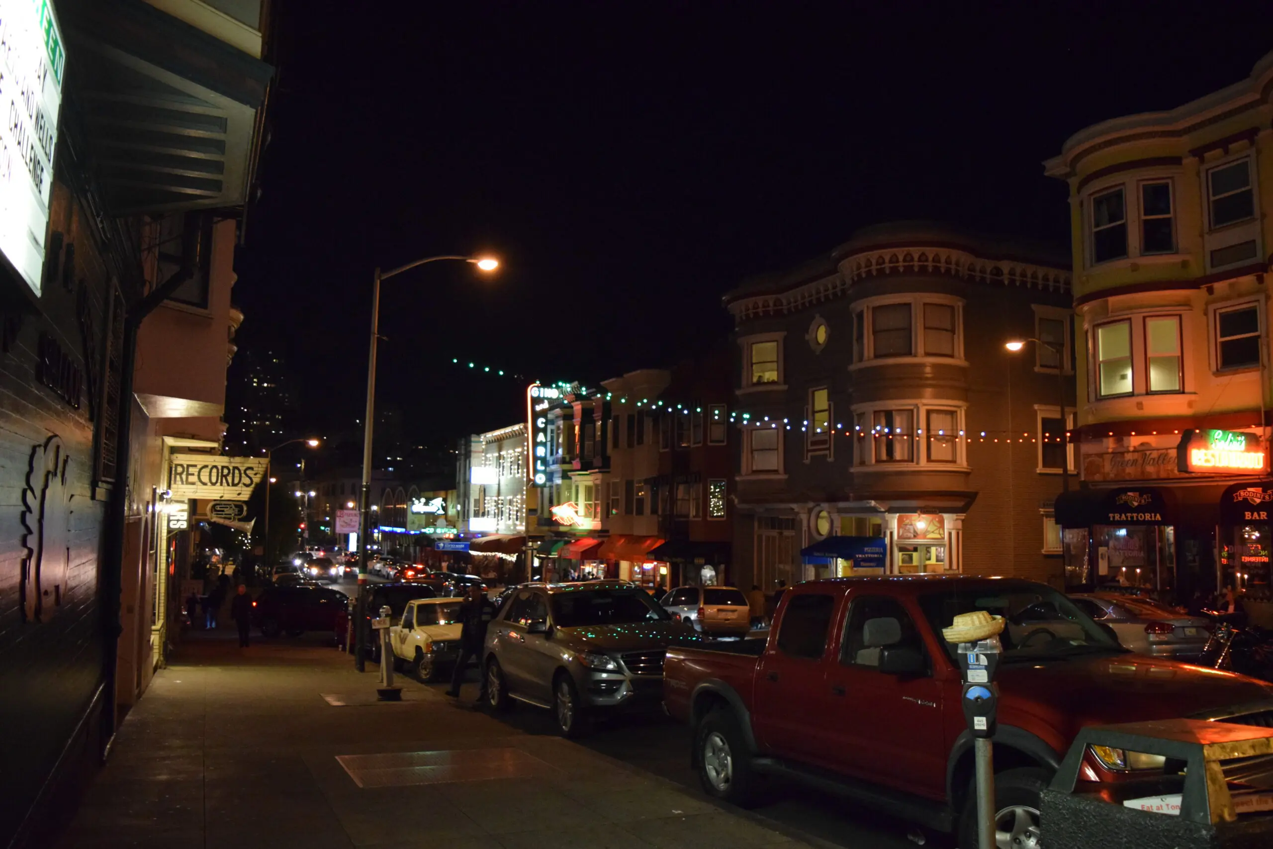 North Beach Festival in San Francisco, Green Street near Columbus Avenue - San Francisco