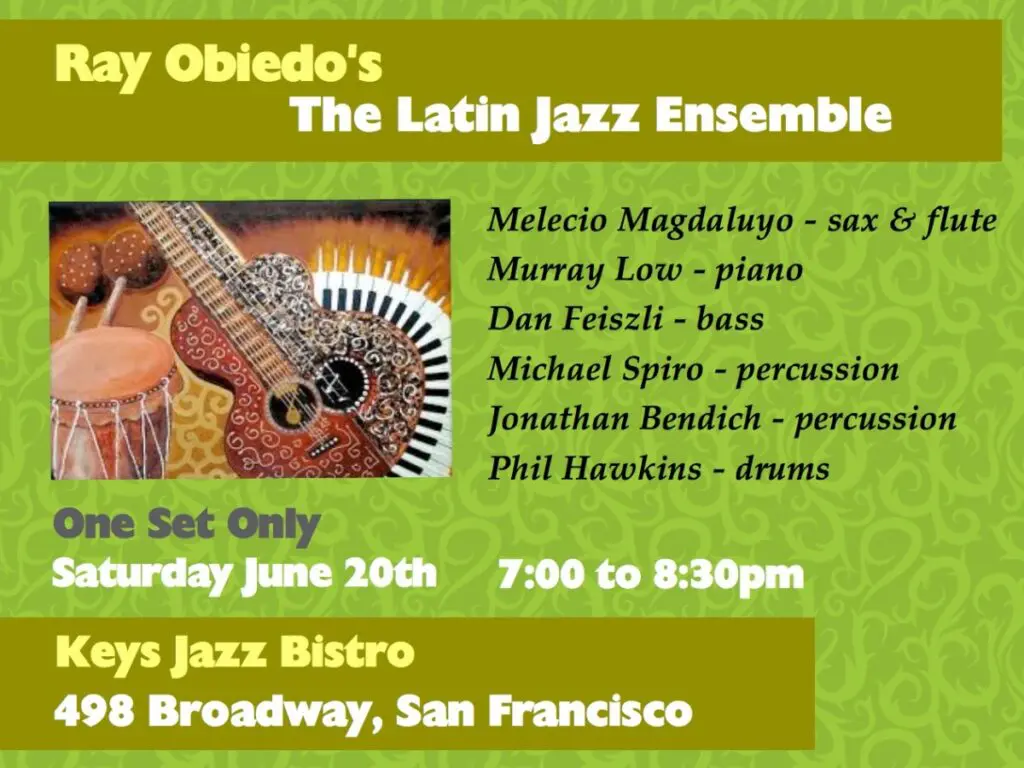 Ray Obiedo’s Latin Jazz Ensemble