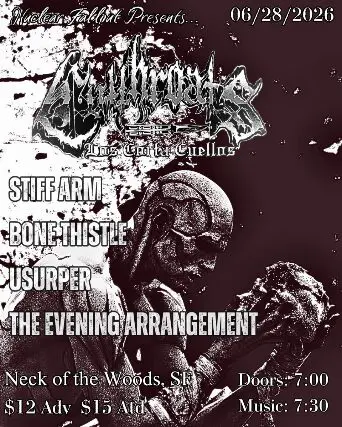 The Cutthroats / Stiff Arm / Bone Thistle / Usurper / The Evening Arrangement