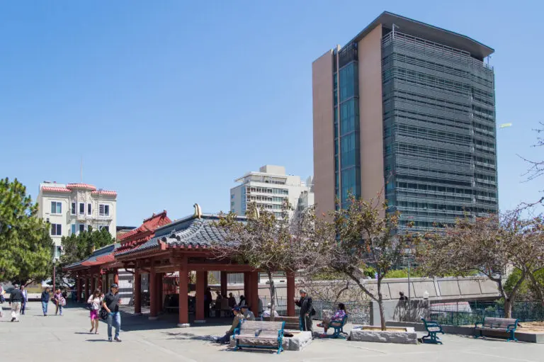 Portsmouth Square, the public plaza at the center of Chinatown - San Francisco
