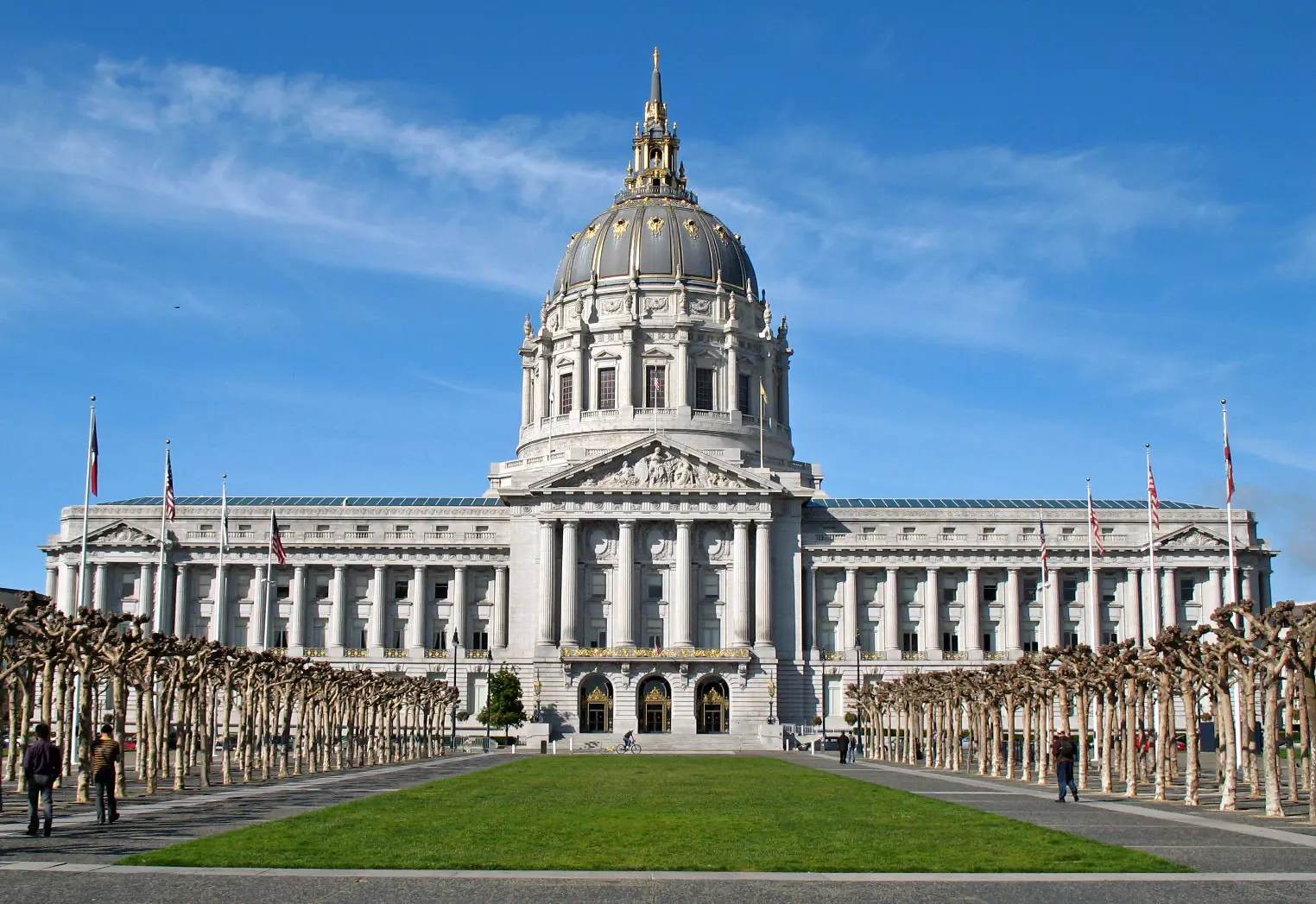 San Francisco City Hall at Civic Center, seat of the city government that sets the local minimum wage - San Francisco