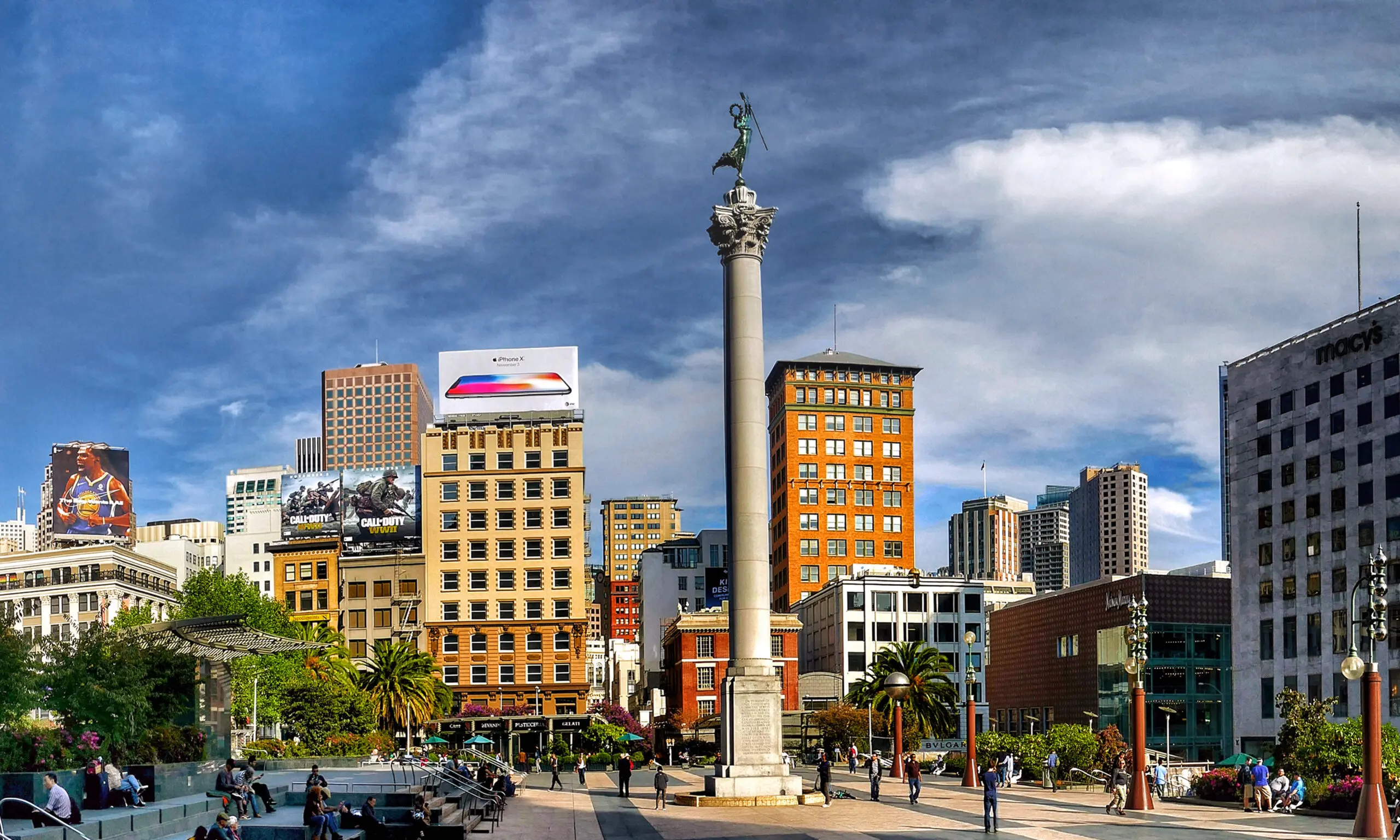 Union Square in downtown San Francisco