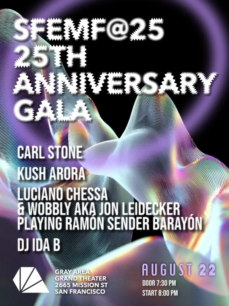 SF Electronic Music Festival 25th Anniversary Gala