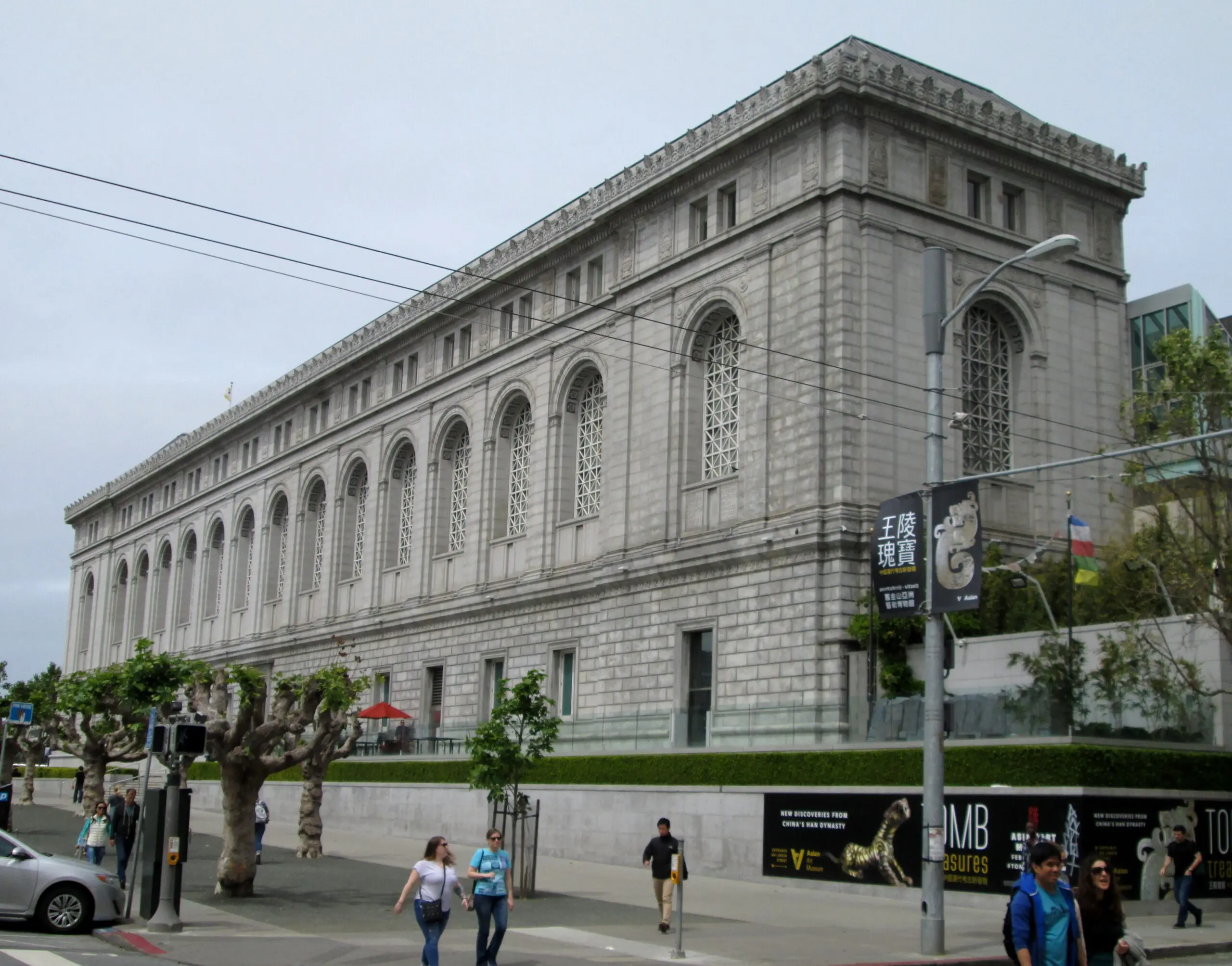The Asian Art Museum on Larkin Street, venue for the Ha Chong-Hyun retrospective - San Francisco