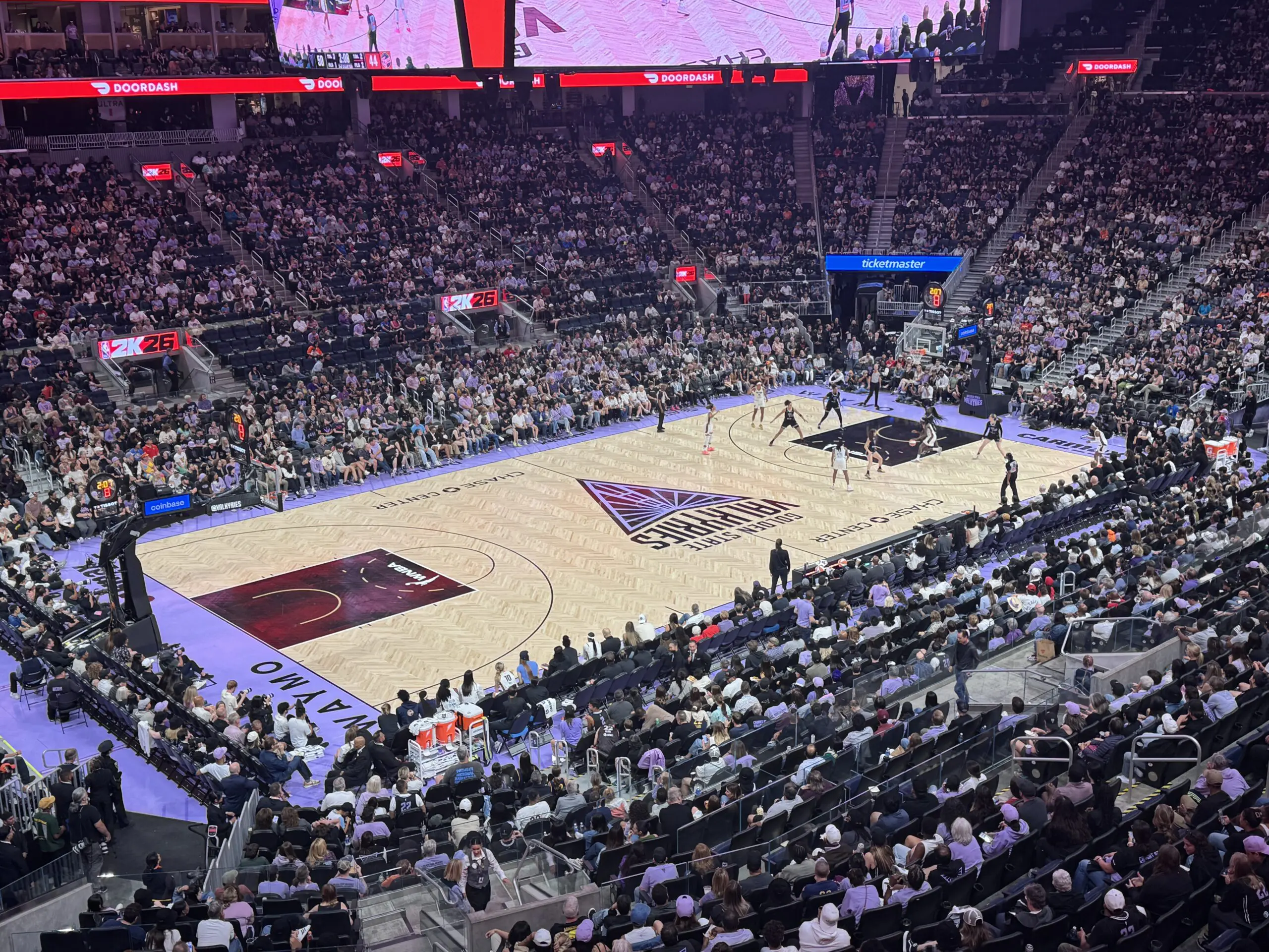 Golden State Valkyries game at Chase Center - San Francisco