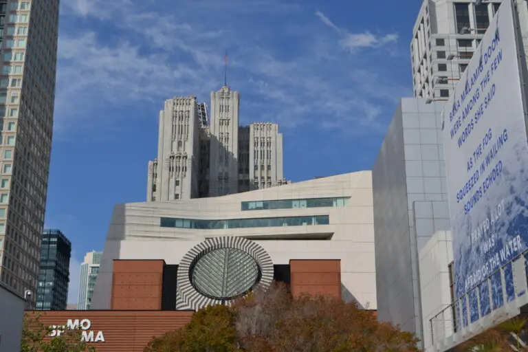 The San Francisco Museum of Modern Art building on Third Street, venue for RM x SFMOMA - San Francisco