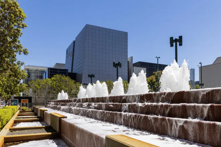 Yerba Buena Gardens in SoMa, site of the new Philippine Sun light installation - San Francisco