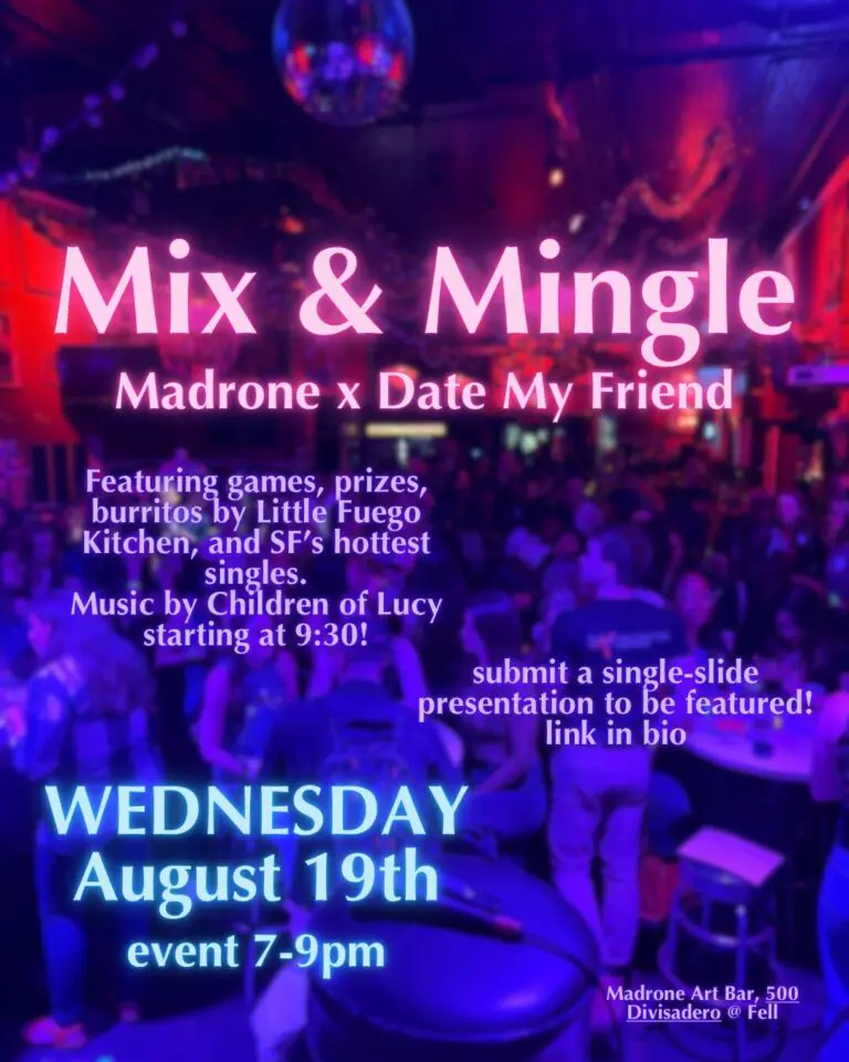 Date My Friend x Madrone Mix & Mingle