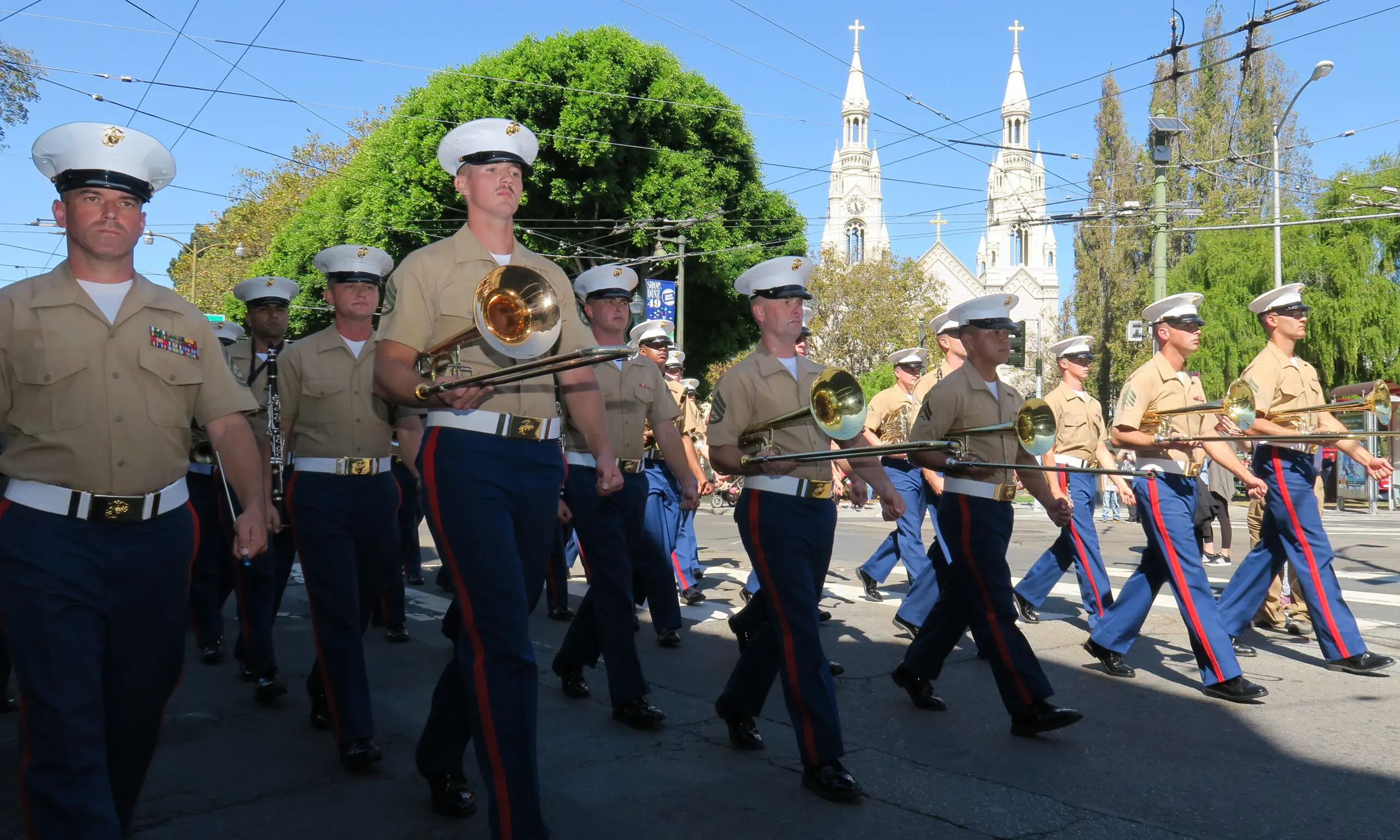 Italian Heritage Parade on Columbus Avenue, North Beach - San Francisco