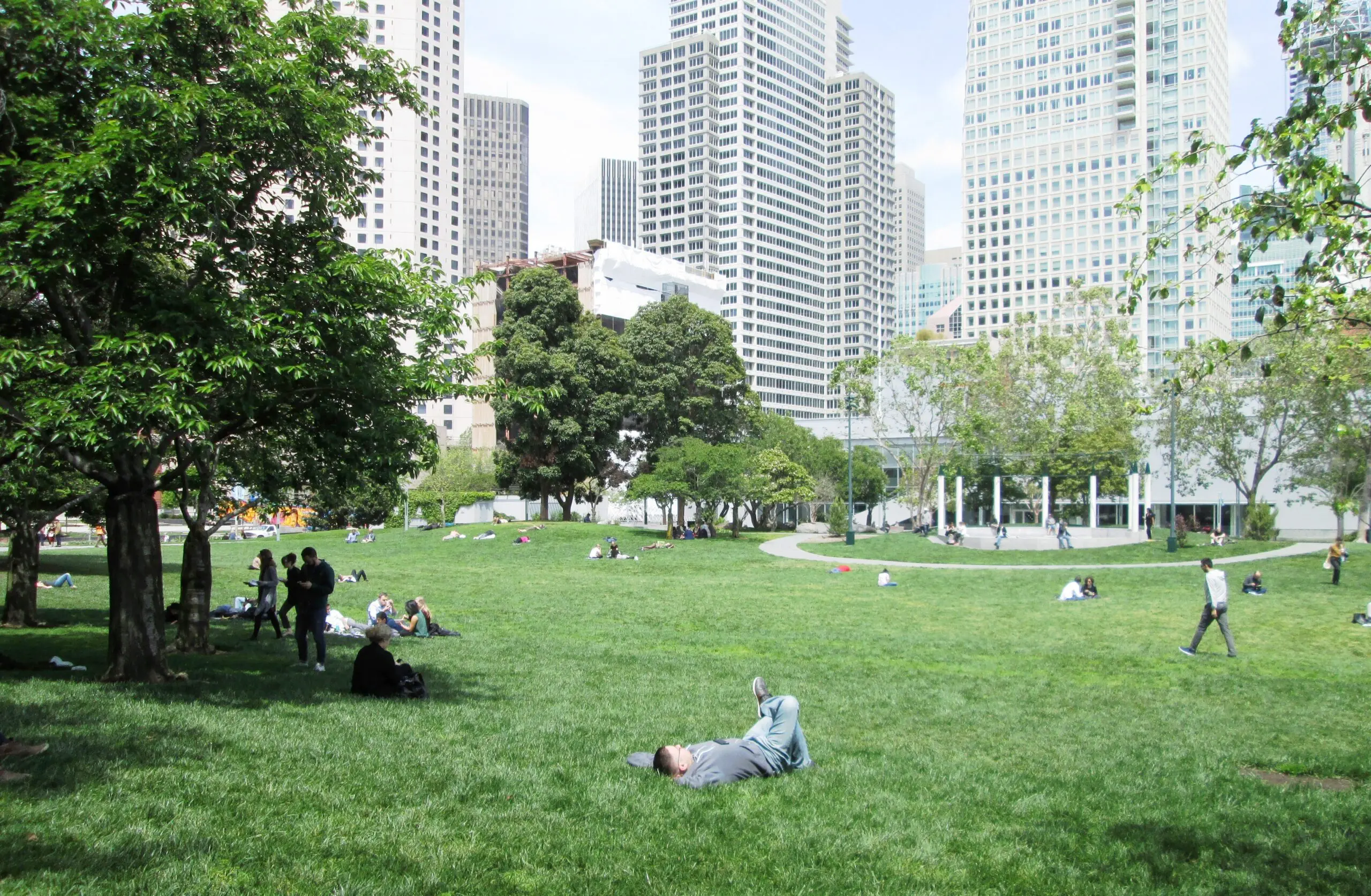 The Great Lawn at Yerba Buena Gardens - San Francisco