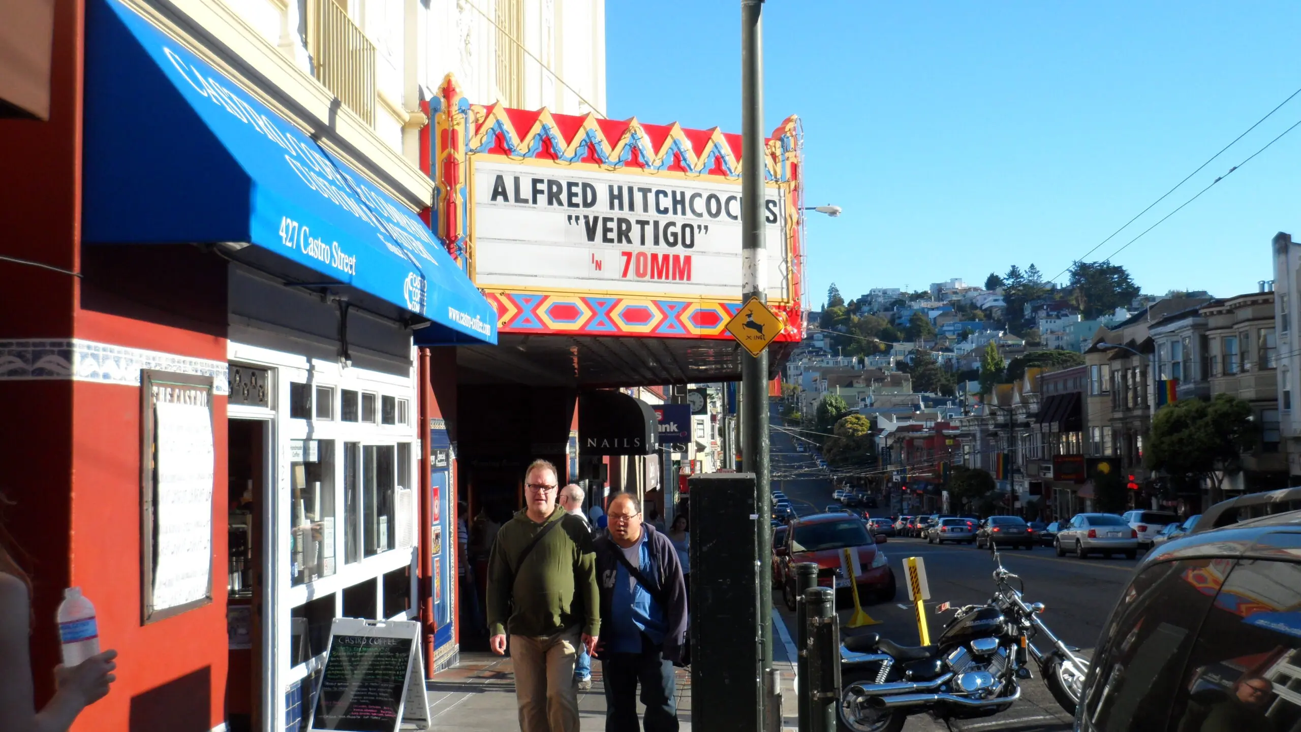 Castro Street looking south from the Castro Theatre - San Francisco