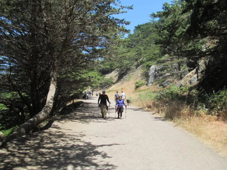 The Lands End Trail above the Pacific, one of the 12 stops on the Golden Gate Dozen route - San Francisco
