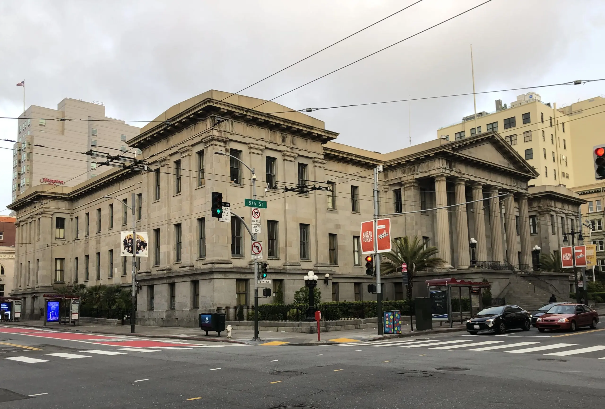 The Old United States Mint at 88 Fifth Street, the venue for the Terror Vault haunted attraction - San Francisco