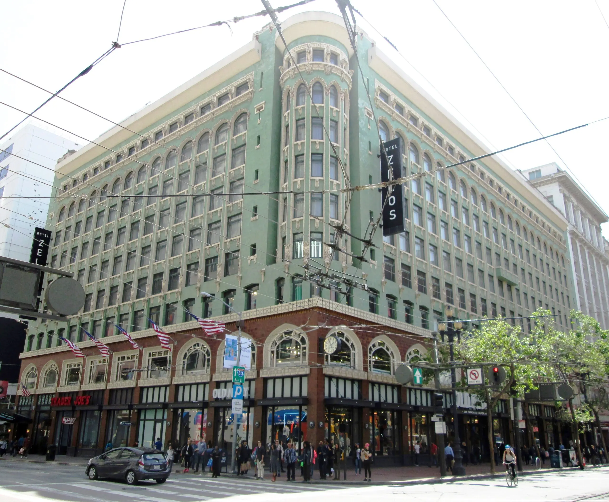 The building at 801 Market Street at Fourth Street, where Uniqlo opens its new flagship store - San Francisco