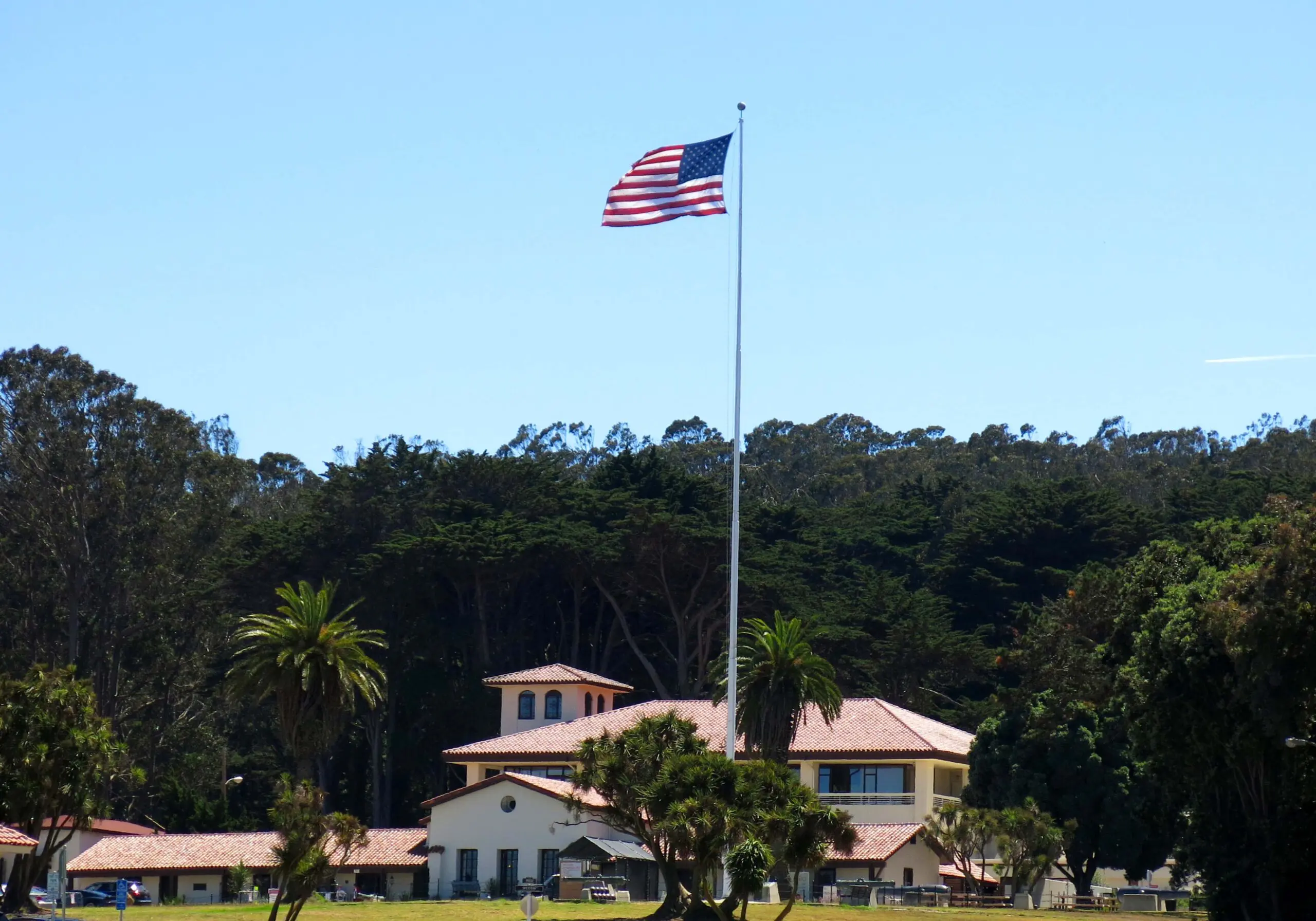 The Presidio Officers' Club, which holds free exhibitions on the park's history in its 250th anniversary year - San Francisco