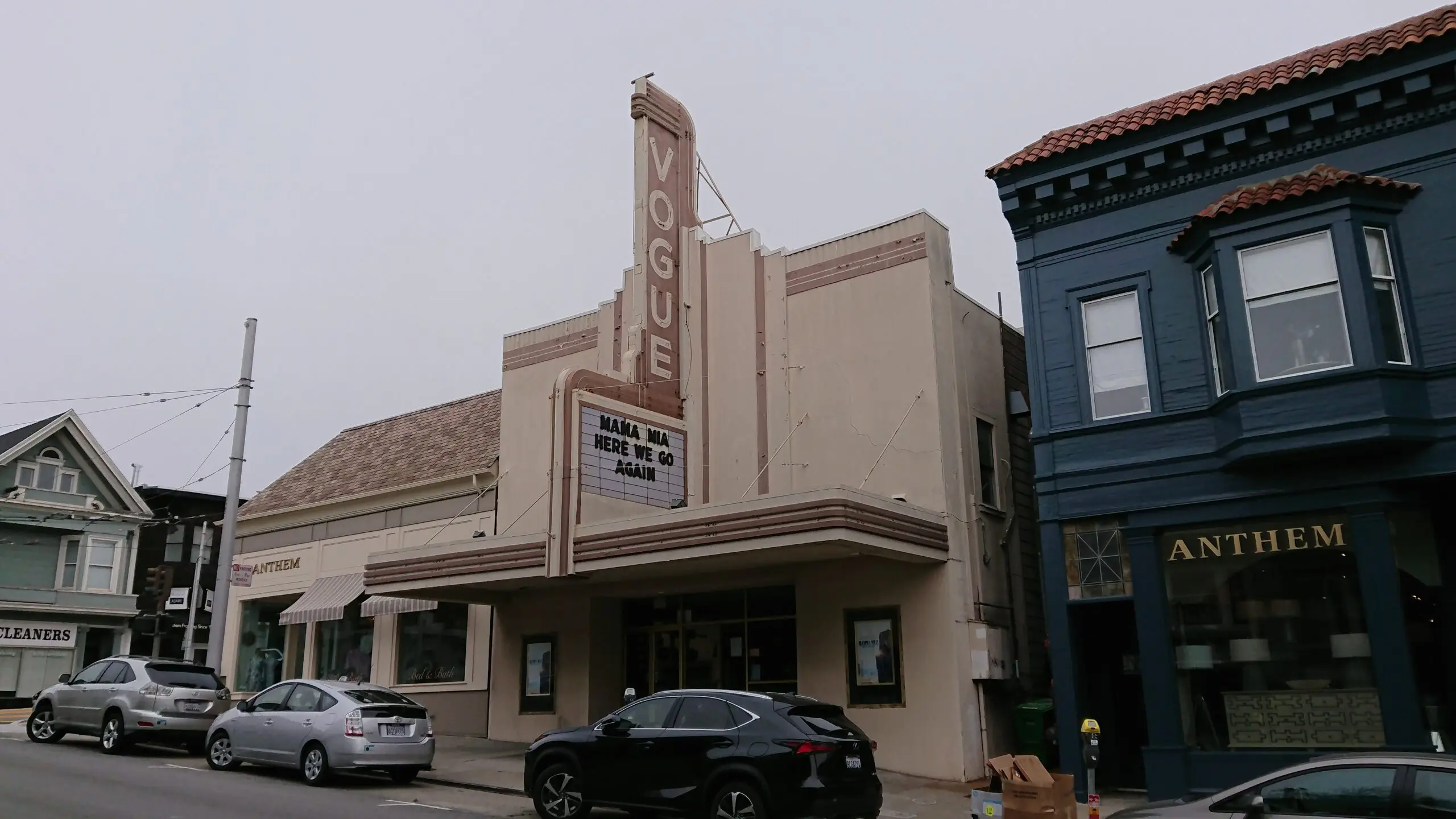 The Vogue Theatre in Presidio Heights, venue for the San Francisco Brazilian Film Festival - San Francisco