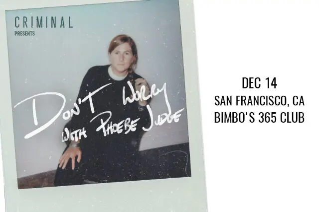 Criminal Presents: An Evening with Phoebe Judge