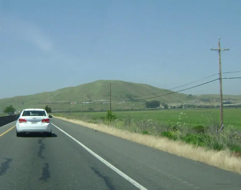 Westbound State Route 37 approaching Sears Point, the stretch Caltrans is closing for El Nino flood work, north of San Francisco - San Francisco
