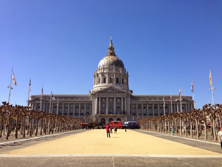 San Francisco City Hall, where supervisors are weighing a cap on banked rent increases - San Francisco
