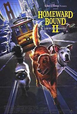 Poster for Homeward Bound II: Lost in San Francisco
