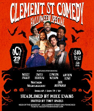 Clement St Comedy: Halloween Special